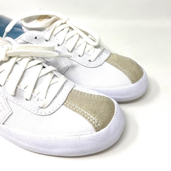 Converse Women 568901C Breakpoint Metallic Industrial Glam Low Top White Sneaker - Picture 4 of 10